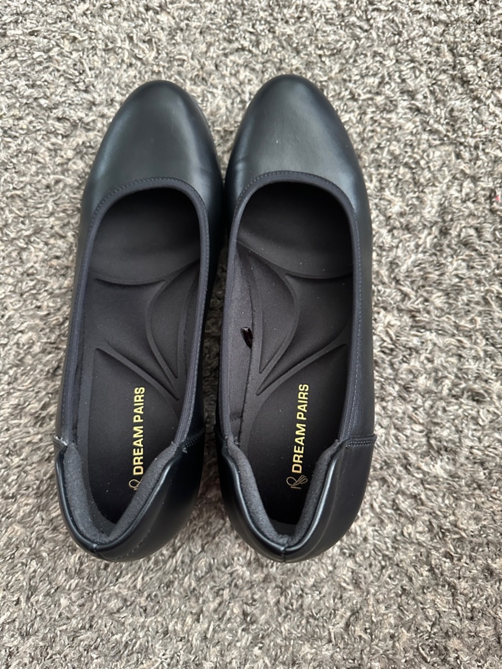 Dream Pairs Black Slip-On Comfort Ballet Flats